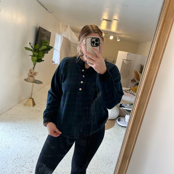 Vintage eccobay plaid pullover - Picture 5 of 6